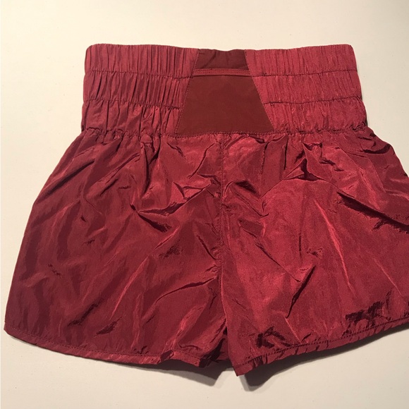 NWT Free People FP Movement The Way Home Shorts in Jasper Red Size Small - Picture 7 of 8